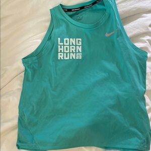 Nike Teal Longhorn Run Tank Top